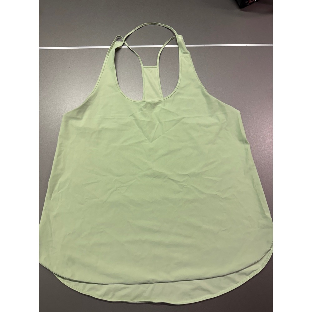 Lululemon Essential Tank Top Mint Green Racerback Yoga Athletic Shirt Size 10